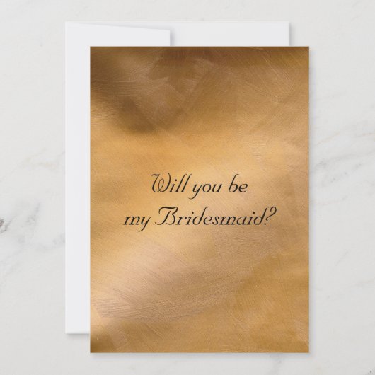 Koperbruiloft Kaart (Achterkant)