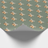 Kopercellen en kreukbogen cadeaupapier (Hoek)