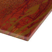 koperdew-glas snijplank (Hoek)