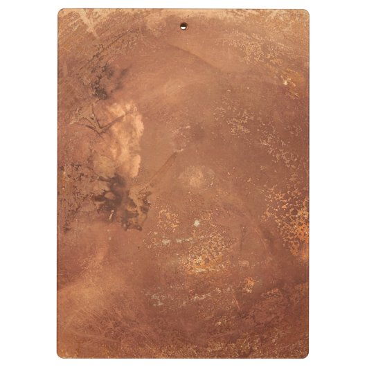 Koperen achtergrond klembord (Achterkant)