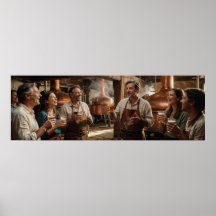 Koperen Brouwerij Lach en Warmte Poster