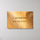 Koperen bruiloft canvas afdruk (Voorkant)