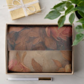  koperen Franse rozen stoffig sinaasappel faux gol Tissuepapier (Geschenk)