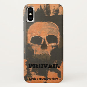 Koperen schedel prevaleren iPhone x hoesje