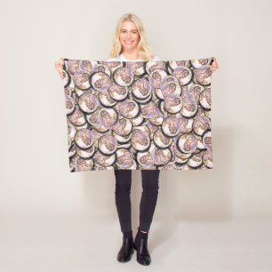 Koperen US centen Fleece Deken