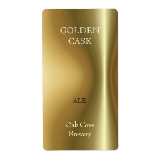 Koperfleshals ~ Bierlabel Etiket (Voorkant)