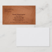 Koperkleurig Visitekaartje (Voorkant / Achterkant)