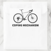 Kopermechanisme Rechthoekige Sticker (Tas)