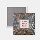 Kopermetaal wervelt Sjabloon Magneet (Voorkant / Achterkant)