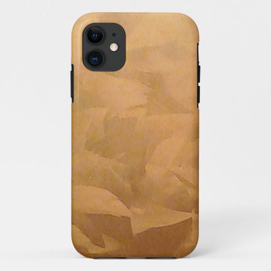 Kopermetaalhandgeborsteld Case-Mate iPhone Case (Achterkant)