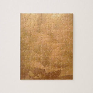 Kopermetaalhandgeborsteld Legpuzzel