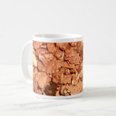 Kopermetalen chips koffiemok (Voorkant links)