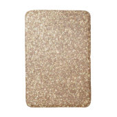 Kopermetalen Roos Glitter Badmat (Voorkant Verticaal)
