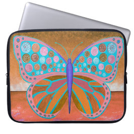 KoperOcean Butterfly-laptophoes Laptop Sleeve