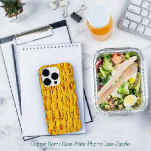 KoperPareltjes iPhone 14 Plus Hoesje