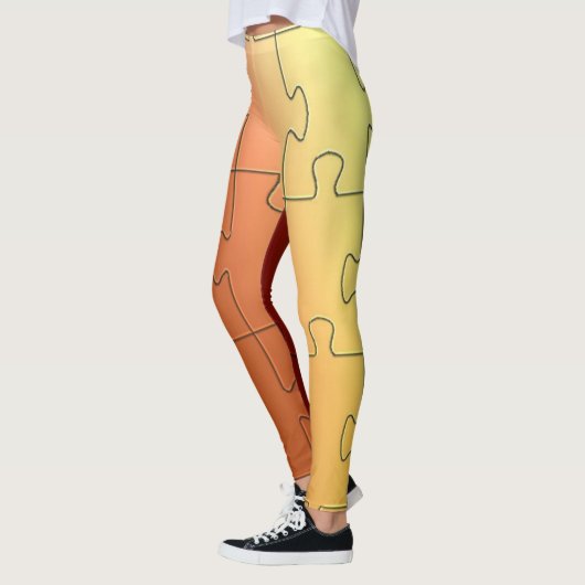 Koperpuzzel Leggings (Links)
