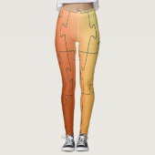 Koperpuzzel Leggings (Voorkant)
