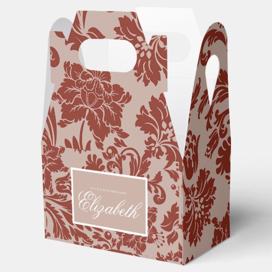 Koperroestdemper, aangepast vak bedankdoosjes (Geopend)