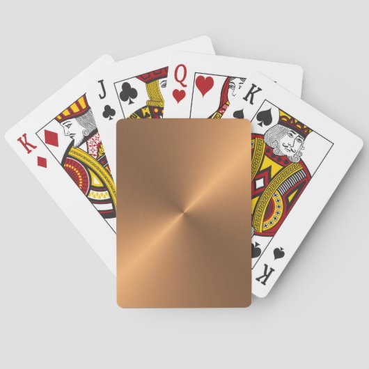 Koperschijn Pokerkaarten (Achterkant)