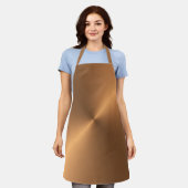 Koperschijn Schort (Gedragen)