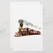 Kopertrein Briefpapier (Voorkant / Achterkant)