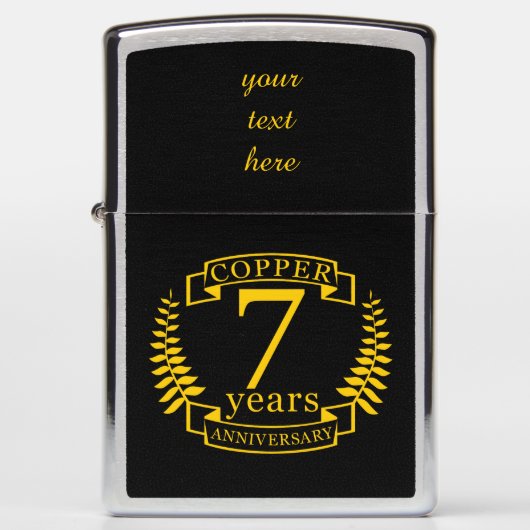 Kopertrouwdag 7 jaar (Voorkant)