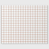 Kopervormig vierkanaals ontwerp cadeaupapier (Vlak)