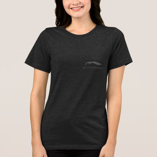 Kopidion zwaard logo Tri-Blend shirt (Voorkant)