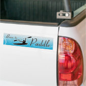 Kopie Bornto Paddle Bumpersticker (Op Truck)