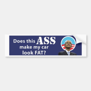 kopie Obama Car Fat11x3 Bumpersticker