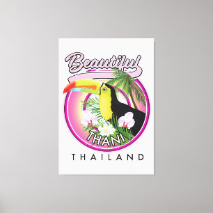 Kopie van Beauful Thani Thailand Canvas Afdruk