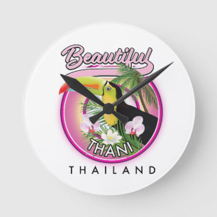 Kopie van Beautiful Thani Thailand Ronde Klok