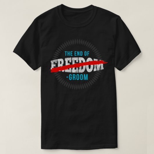 Kopie van Bruidegom snor T-shirt (Design voorkant)