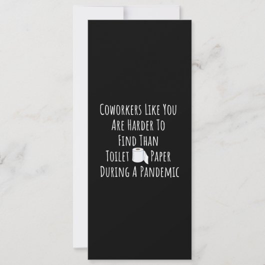 Kopie van collega's zoals u is moeilijker te vinde feestdagenkaart (Voorkant)