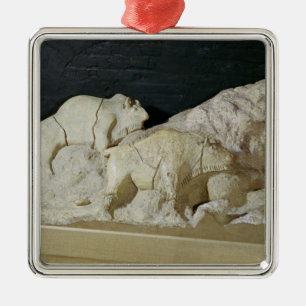 Kopie van de beeldhouwkunst van bisonen, Le Metalen Ornament