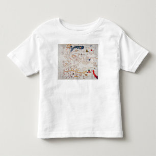 Kopie van de Catalaanse kaart van Europa, Noord-Af Kinder Shirts