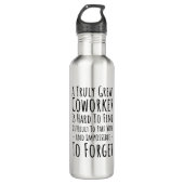 Kopie van een echt geweldige medewerker is moeilij waterfles (Voorkant)