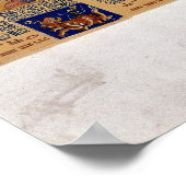 Kopie van een fragment van de Dresden Codex Poster (Hoek)