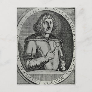 Kopie van een zelfportret briefkaart