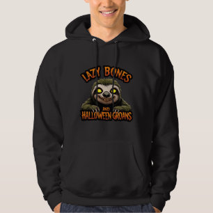 Kopie van Lazy Bones en Halloween-kreunen - Grieze Hoodie