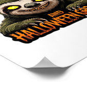 Kopie van Luie Botten en Halloween Groans - Creepy Poster (Hoek)