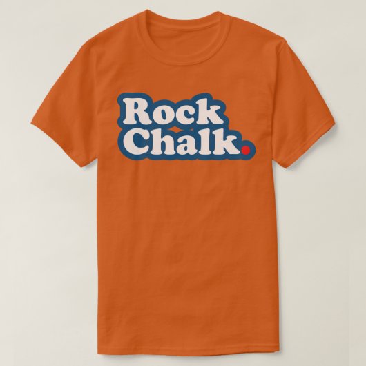 Kopie van Rock Chalk T-shirt (Design voorkant)