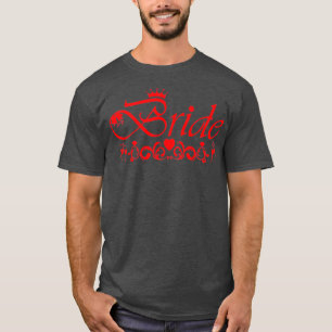Kopie van team bruid vrijgezellenfeest roze 18 t-shirt