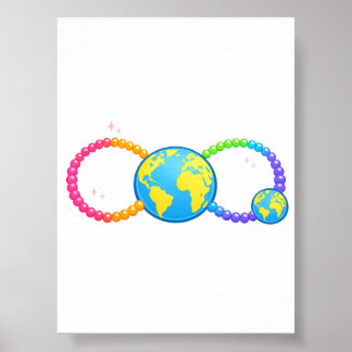 Kopieer Hart, Kopieer Armband, in onze maan tijdpe Poster