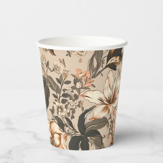  kopje flessenpapier papieren bekers (Achterkant)