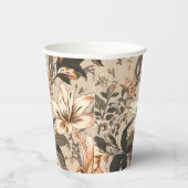 kopje flessenpapier papieren bekers (Rechts)