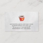 Kopje koffie | Hart Visitekaartje (Achterkant)