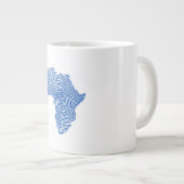Kopje koffie monster AFRIKA Extra Grote Beker (Voorkant rechts)