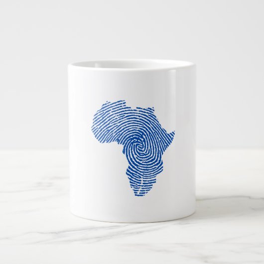 Kopje koffie monster AFRIKA Extra Grote Beker (Voorkant)