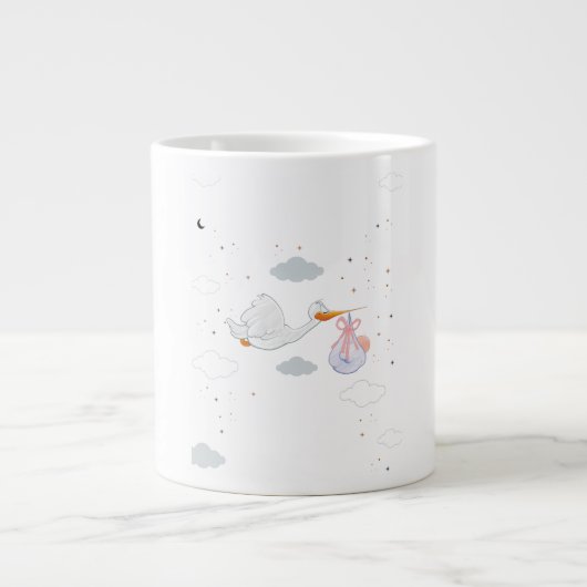 Kopje koffie monster lucht extra grote beker (Voorkant)